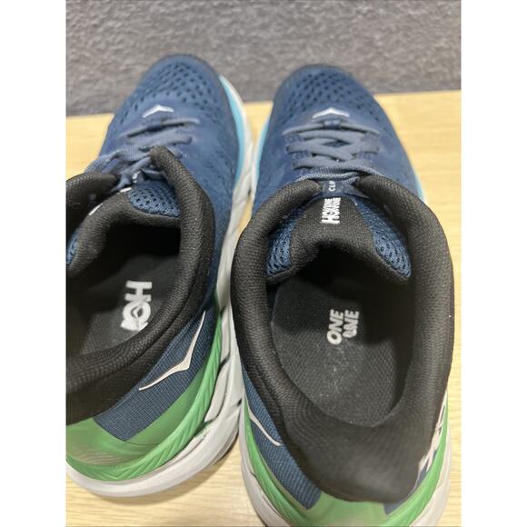 Hoka One One Clifton 7 Moonlit Ocean 1110534 Moan Sneakers Mens Size 8.5 2E - Picture 6 of 7